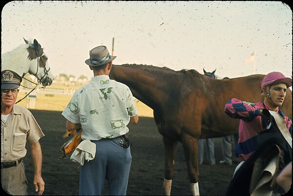 [306 Views of Aqueduct Raceway for Unpublished Sports Illustrated Article], Walker Evans (American, St. Louis, Missouri 1903–1975 New Haven, Connecticut), Color film transparency