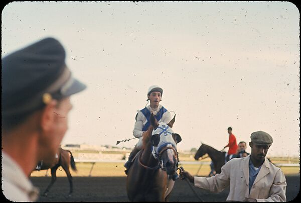 [306 Views of Aqueduct Raceway for Unpublished Sports Illustrated Article], Walker Evans (American, St. Louis, Missouri 1903–1975 New Haven, Connecticut), Color film transparency