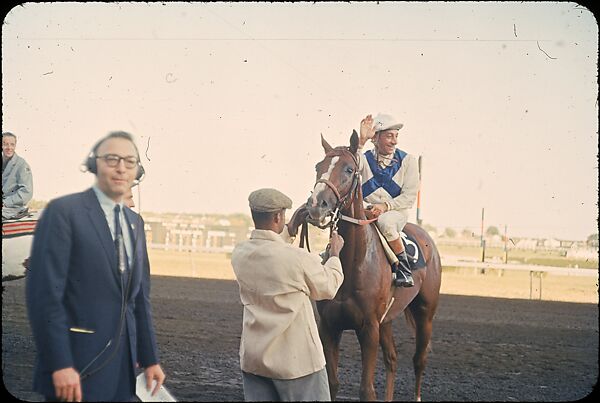 [306 Views of Aqueduct Raceway for Unpublished Sports Illustrated Article], Walker Evans (American, St. Louis, Missouri 1903–1975 New Haven, Connecticut), Color film transparency