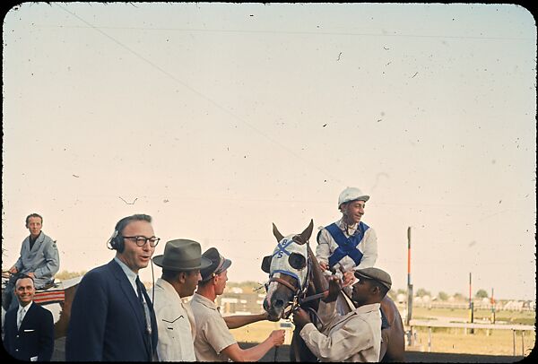 [306 Views of Aqueduct Raceway for Unpublished Sports Illustrated Article], Walker Evans (American, St. Louis, Missouri 1903–1975 New Haven, Connecticut), Color film transparency