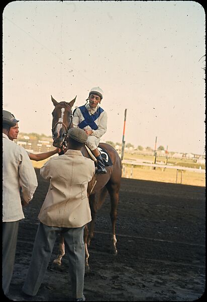 [306 Views of Aqueduct Raceway for Unpublished Sports Illustrated Article], Walker Evans (American, St. Louis, Missouri 1903–1975 New Haven, Connecticut), Color film transparency