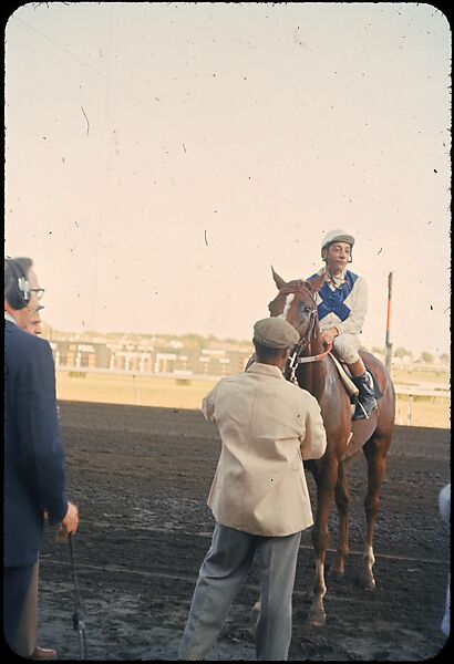 [306 Views of Aqueduct Raceway for Unpublished Sports Illustrated Article], Walker Evans (American, St. Louis, Missouri 1903–1975 New Haven, Connecticut), Color film transparency