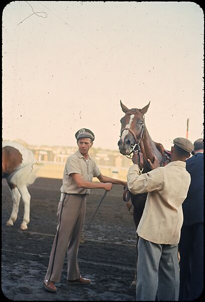 [306 Views of Aqueduct Raceway for Unpublished Sports Illustrated Article], Walker Evans (American, St. Louis, Missouri 1903–1975 New Haven, Connecticut), Color film transparency