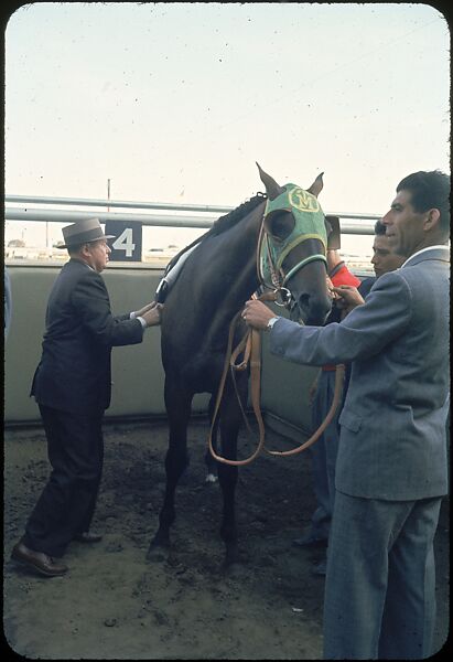 [306 Views of Aqueduct Raceway for Unpublished Sports Illustrated Article], Walker Evans (American, St. Louis, Missouri 1903–1975 New Haven, Connecticut), Color film transparency