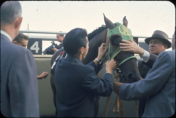 [306 Views of Aqueduct Raceway for Unpublished Sports Illustrated Article], Walker Evans (American, St. Louis, Missouri 1903–1975 New Haven, Connecticut), Color film transparency