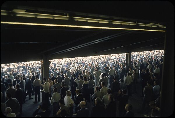 [306 Views of Aqueduct Raceway for Unpublished Sports Illustrated Article], Walker Evans (American, St. Louis, Missouri 1903–1975 New Haven, Connecticut), Color film transparency
