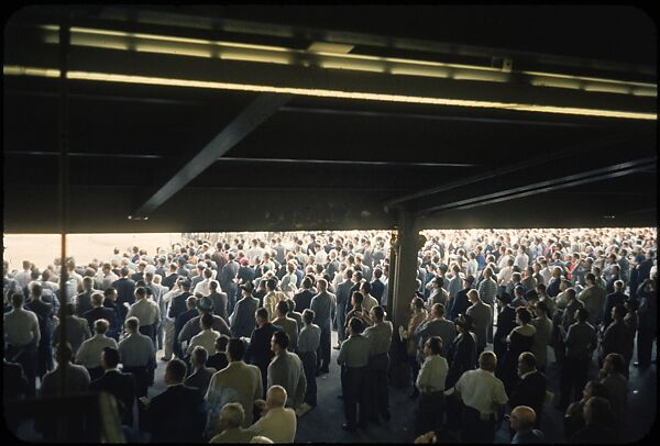 [306 Views of Aqueduct Raceway for Unpublished Sports Illustrated Article], Walker Evans (American, St. Louis, Missouri 1903–1975 New Haven, Connecticut), Color film transparency
