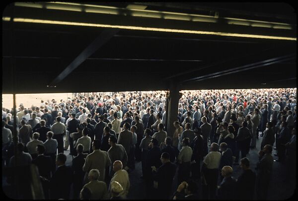 [306 Views of Aqueduct Raceway for Unpublished Sports Illustrated Article], Walker Evans (American, St. Louis, Missouri 1903–1975 New Haven, Connecticut), Color film transparency