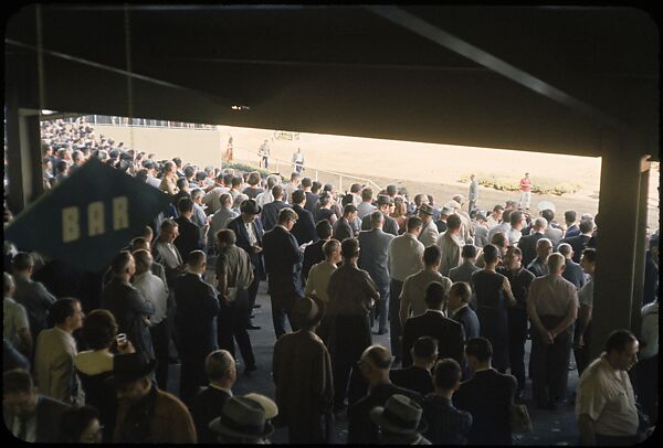 [306 Views of Aqueduct Raceway for Unpublished Sports Illustrated Article], Walker Evans (American, St. Louis, Missouri 1903–1975 New Haven, Connecticut), Color film transparency