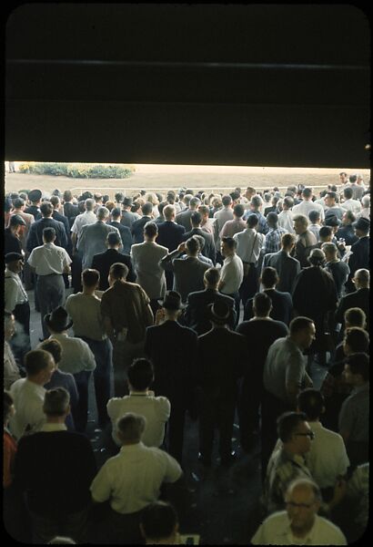 [306 Views of Aqueduct Raceway for Unpublished Sports Illustrated Article], Walker Evans (American, St. Louis, Missouri 1903–1975 New Haven, Connecticut), Color film transparency