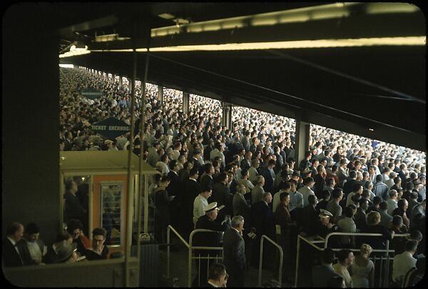 [306 Views of Aqueduct Raceway for Unpublished Sports Illustrated Article], Walker Evans (American, St. Louis, Missouri 1903–1975 New Haven, Connecticut), Color film transparency