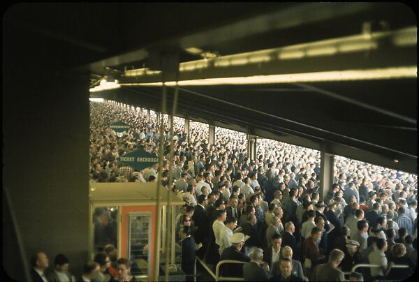 [306 Views of Aqueduct Raceway for Unpublished Sports Illustrated Article], Walker Evans (American, St. Louis, Missouri 1903–1975 New Haven, Connecticut), Color film transparency