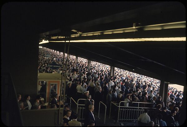 [306 Views of Aqueduct Raceway for Unpublished Sports Illustrated Article], Walker Evans (American, St. Louis, Missouri 1903–1975 New Haven, Connecticut), Color film transparency