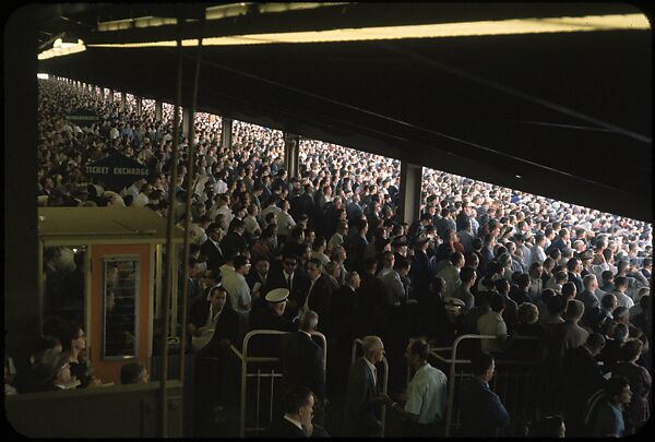 [306 Views of Aqueduct Raceway for Unpublished Sports Illustrated Article], Walker Evans (American, St. Louis, Missouri 1903–1975 New Haven, Connecticut), Color film transparency