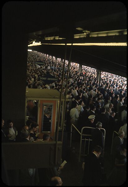 [306 Views of Aqueduct Raceway for Unpublished Sports Illustrated Article], Walker Evans (American, St. Louis, Missouri 1903–1975 New Haven, Connecticut), Color film transparency