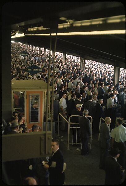 [306 Views of Aqueduct Raceway for Unpublished Sports Illustrated Article], Walker Evans (American, St. Louis, Missouri 1903–1975 New Haven, Connecticut), Color film transparency