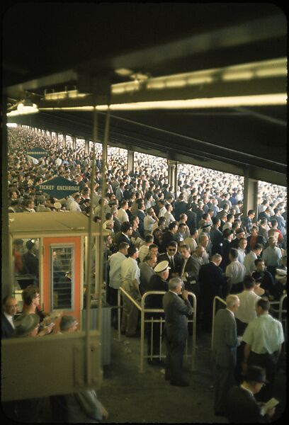 [306 Views of Aqueduct Raceway for Unpublished Sports Illustrated Article], Walker Evans (American, St. Louis, Missouri 1903–1975 New Haven, Connecticut), Color film transparency