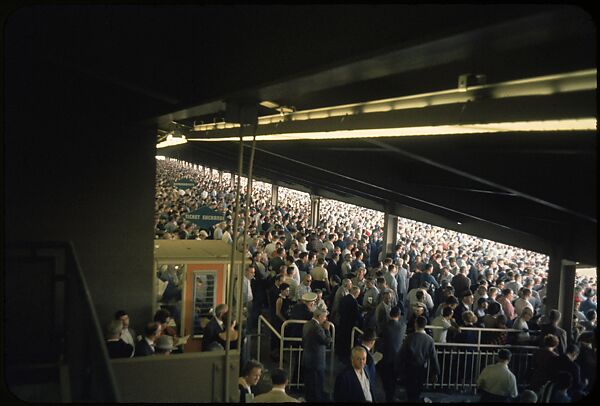 [306 Views of Aqueduct Raceway for Unpublished Sports Illustrated Article], Walker Evans (American, St. Louis, Missouri 1903–1975 New Haven, Connecticut), Color film transparency