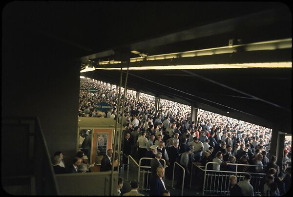 [306 Views of Aqueduct Raceway for Unpublished Sports Illustrated Article], Walker Evans (American, St. Louis, Missouri 1903–1975 New Haven, Connecticut), Color film transparency