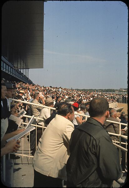 [306 Views of Aqueduct Raceway for Unpublished Sports Illustrated Article], Walker Evans (American, St. Louis, Missouri 1903–1975 New Haven, Connecticut), Color film transparency