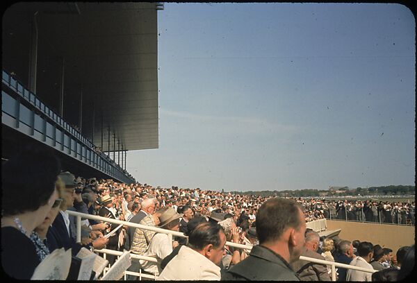 [306 Views of Aqueduct Raceway for Unpublished Sports Illustrated Article], Walker Evans (American, St. Louis, Missouri 1903–1975 New Haven, Connecticut), Color film transparency