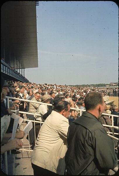 [306 Views of Aqueduct Raceway for Unpublished Sports Illustrated Article], Walker Evans (American, St. Louis, Missouri 1903–1975 New Haven, Connecticut), Color film transparency