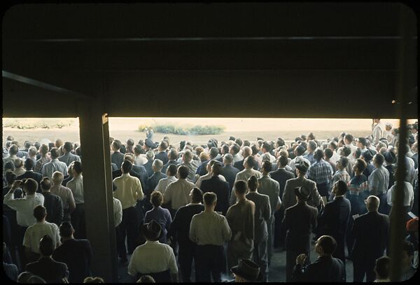[306 Views of Aqueduct Raceway for Unpublished Sports Illustrated Article], Walker Evans (American, St. Louis, Missouri 1903–1975 New Haven, Connecticut), Color film transparency