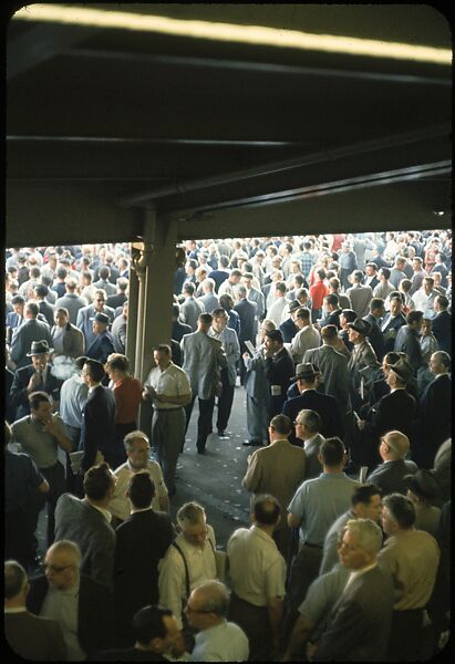 [306 Views of Aqueduct Raceway for Unpublished Sports Illustrated Article], Walker Evans (American, St. Louis, Missouri 1903–1975 New Haven, Connecticut), Color film transparency