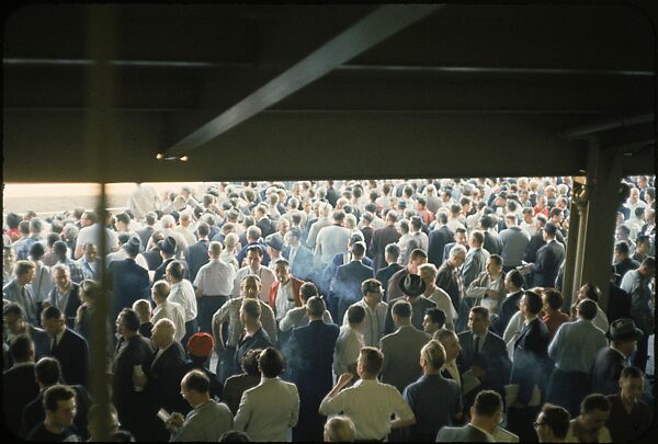 [306 Views of Aqueduct Raceway for Unpublished Sports Illustrated Article], Walker Evans (American, St. Louis, Missouri 1903–1975 New Haven, Connecticut), Color film transparency