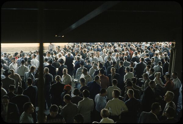 [306 Views of Aqueduct Raceway for Unpublished Sports Illustrated Article], Walker Evans (American, St. Louis, Missouri 1903–1975 New Haven, Connecticut), Color film transparency