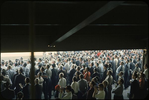 [306 Views of Aqueduct Raceway for Unpublished Sports Illustrated Article], Walker Evans (American, St. Louis, Missouri 1903–1975 New Haven, Connecticut), Color film transparency