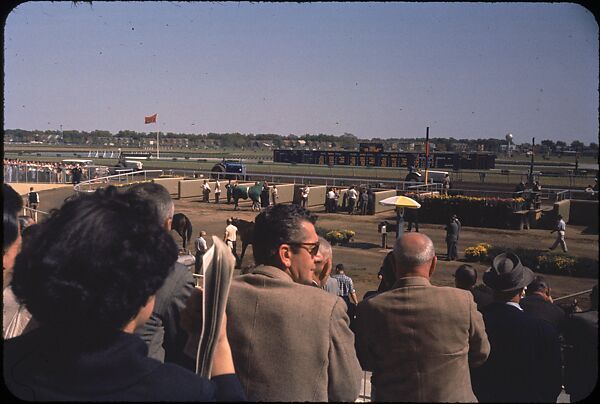 [306 Views of Aqueduct Raceway for Unpublished Sports Illustrated Article], Walker Evans (American, St. Louis, Missouri 1903–1975 New Haven, Connecticut), Color film transparency