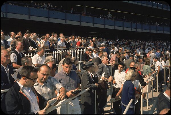 [306 Views of Aqueduct Raceway for Unpublished Sports Illustrated Article], Walker Evans (American, St. Louis, Missouri 1903–1975 New Haven, Connecticut), Color film transparency