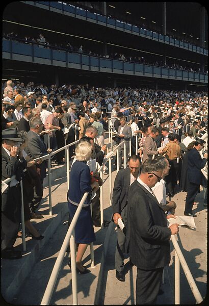 [306 Views of Aqueduct Raceway for Unpublished Sports Illustrated Article], Walker Evans (American, St. Louis, Missouri 1903–1975 New Haven, Connecticut), Color film transparency