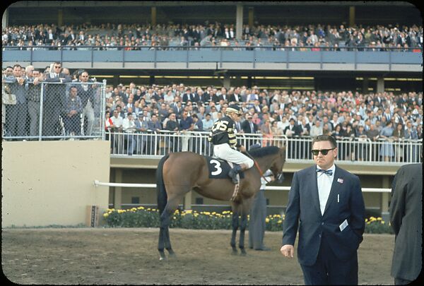 [306 Views of Aqueduct Raceway for Unpublished Sports Illustrated Article], Walker Evans (American, St. Louis, Missouri 1903–1975 New Haven, Connecticut), Color film transparency