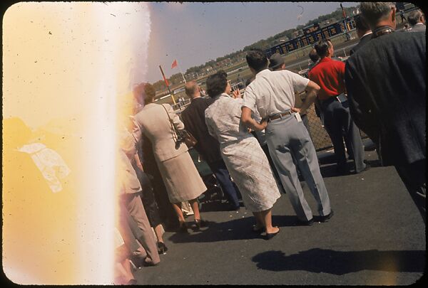 [306 Views of Aqueduct Raceway for Unpublished Sports Illustrated Article], Walker Evans (American, St. Louis, Missouri 1903–1975 New Haven, Connecticut), Color film transparency