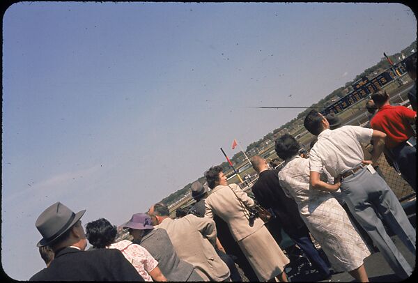 [306 Views of Aqueduct Raceway for Unpublished Sports Illustrated Article], Walker Evans (American, St. Louis, Missouri 1903–1975 New Haven, Connecticut), Color film transparency