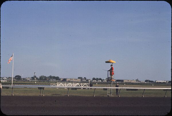 [306 Views of Aqueduct Raceway for Unpublished Sports Illustrated Article], Walker Evans (American, St. Louis, Missouri 1903–1975 New Haven, Connecticut), Color film transparency