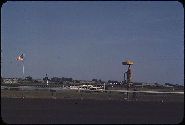 [306 Views of Aqueduct Raceway for Unpublished Sports Illustrated Article], Walker Evans (American, St. Louis, Missouri 1903–1975 New Haven, Connecticut), Color film transparency