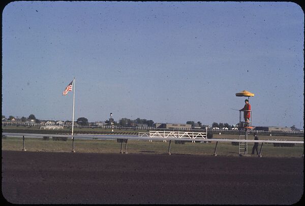 [306 Views of Aqueduct Raceway for Unpublished Sports Illustrated Article], Walker Evans (American, St. Louis, Missouri 1903–1975 New Haven, Connecticut), Color film transparency
