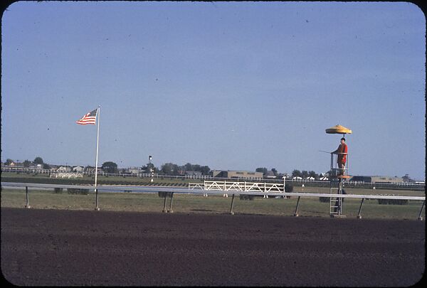 [306 Views of Aqueduct Raceway for Unpublished Sports Illustrated Article], Walker Evans (American, St. Louis, Missouri 1903–1975 New Haven, Connecticut), Color film transparency