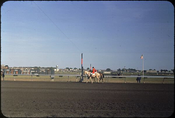 [306 Views of Aqueduct Raceway for Unpublished Sports Illustrated Article], Walker Evans (American, St. Louis, Missouri 1903–1975 New Haven, Connecticut), Color film transparency