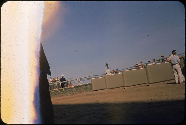 [306 Views of Aqueduct Raceway for Unpublished Sports Illustrated Article], Walker Evans (American, St. Louis, Missouri 1903–1975 New Haven, Connecticut), Color film transparency