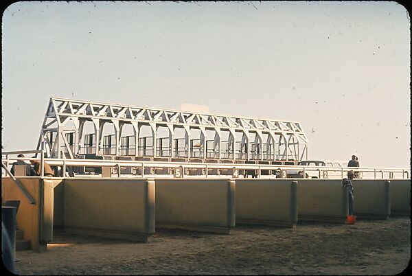 [306 Views of Aqueduct Raceway for Unpublished Sports Illustrated Article], Walker Evans (American, St. Louis, Missouri 1903–1975 New Haven, Connecticut), Color film transparency