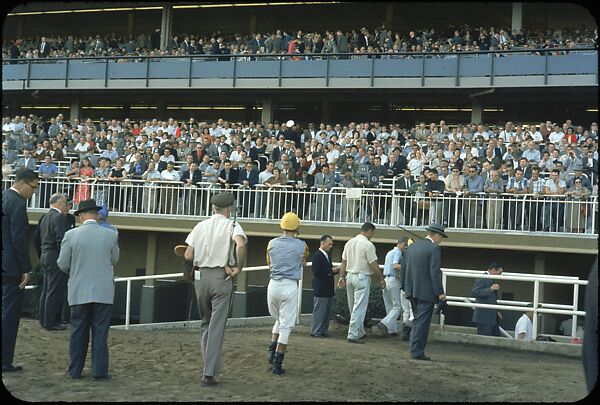 [306 Views of Aqueduct Raceway for Unpublished Sports Illustrated Article], Walker Evans (American, St. Louis, Missouri 1903–1975 New Haven, Connecticut), Color film transparency