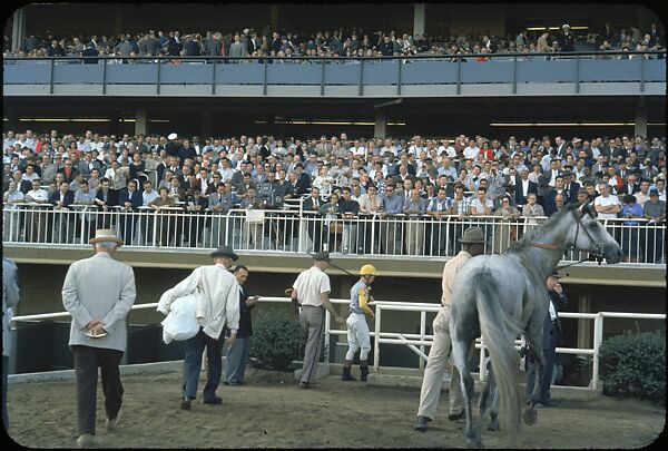 [306 Views of Aqueduct Raceway for Unpublished Sports Illustrated Article], Walker Evans (American, St. Louis, Missouri 1903–1975 New Haven, Connecticut), Color film transparency
