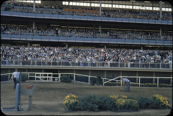 [306 Views of Aqueduct Raceway for Unpublished Sports Illustrated Article], Walker Evans (American, St. Louis, Missouri 1903–1975 New Haven, Connecticut), Color film transparency