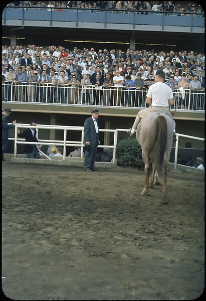 [306 Views of Aqueduct Raceway for Unpublished Sports Illustrated Article], Walker Evans (American, St. Louis, Missouri 1903–1975 New Haven, Connecticut), Color film transparency