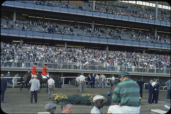 [306 Views of Aqueduct Raceway for Unpublished Sports Illustrated Article], Walker Evans (American, St. Louis, Missouri 1903–1975 New Haven, Connecticut), Color film transparency