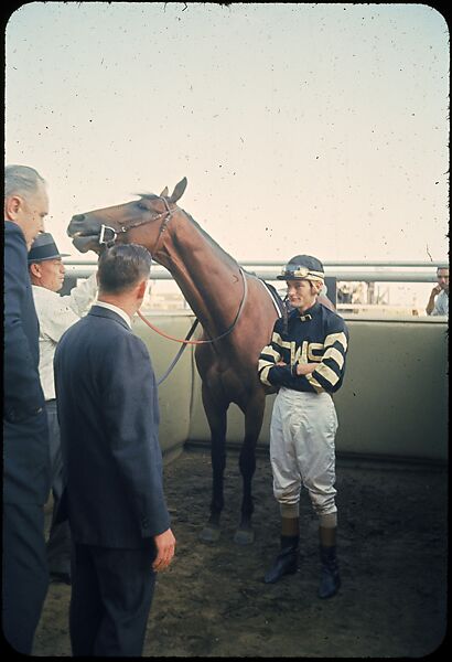 [306 Views of Aqueduct Raceway for Unpublished Sports Illustrated Article], Walker Evans (American, St. Louis, Missouri 1903–1975 New Haven, Connecticut), Color film transparency